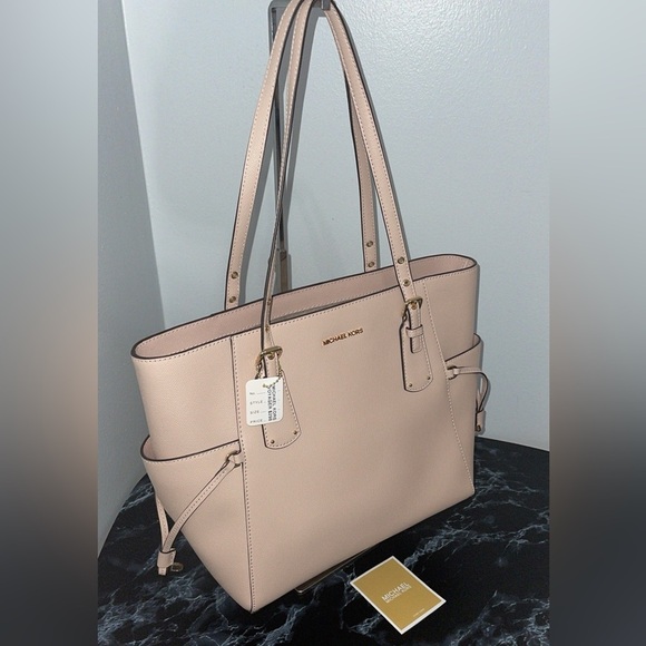 MICHAEL KORS Handbag Voyager Bag EW Tote Leather Bag Soft Pink AUTHENTIC NWT - Picture 8 of 15